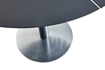 Mesa de café Peace Bistro Ø80 cm Anthracite - undefined - Brafab