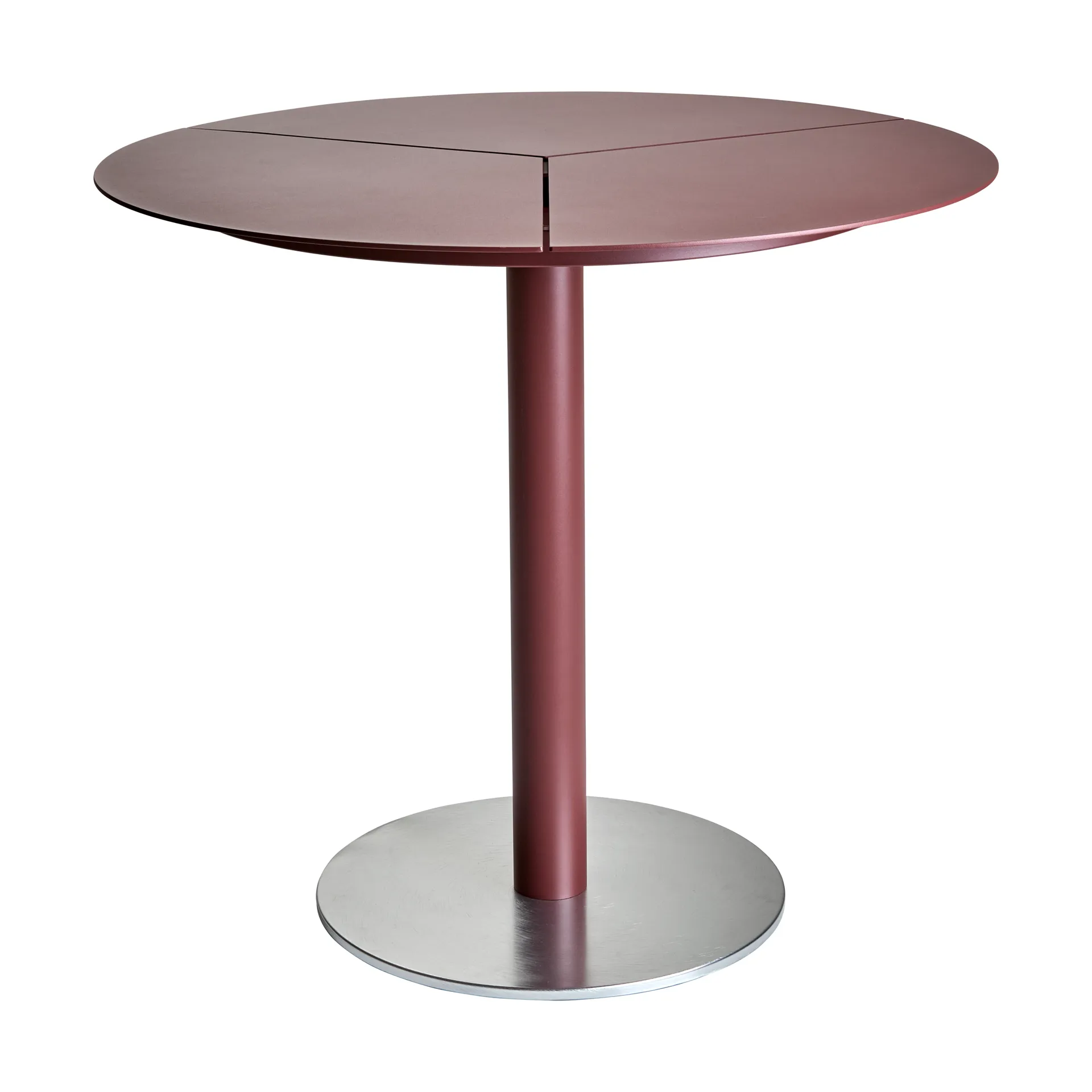 Mesa de café Peace Bistro Ø80 cm Zin red Brafab