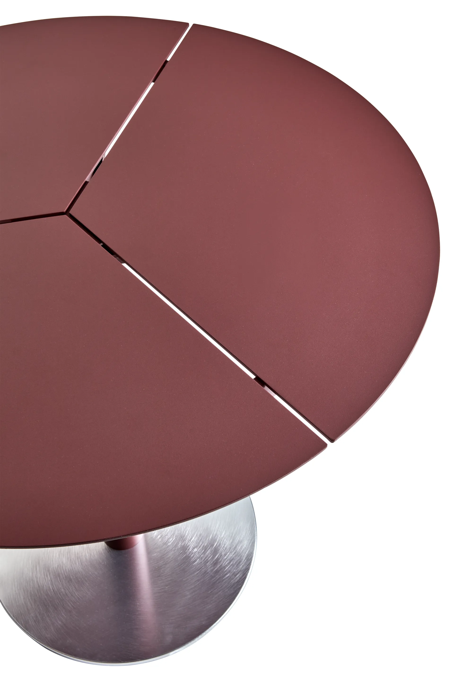 Mesa de café Peace Bistro Ø80 cm Zin red Brafab