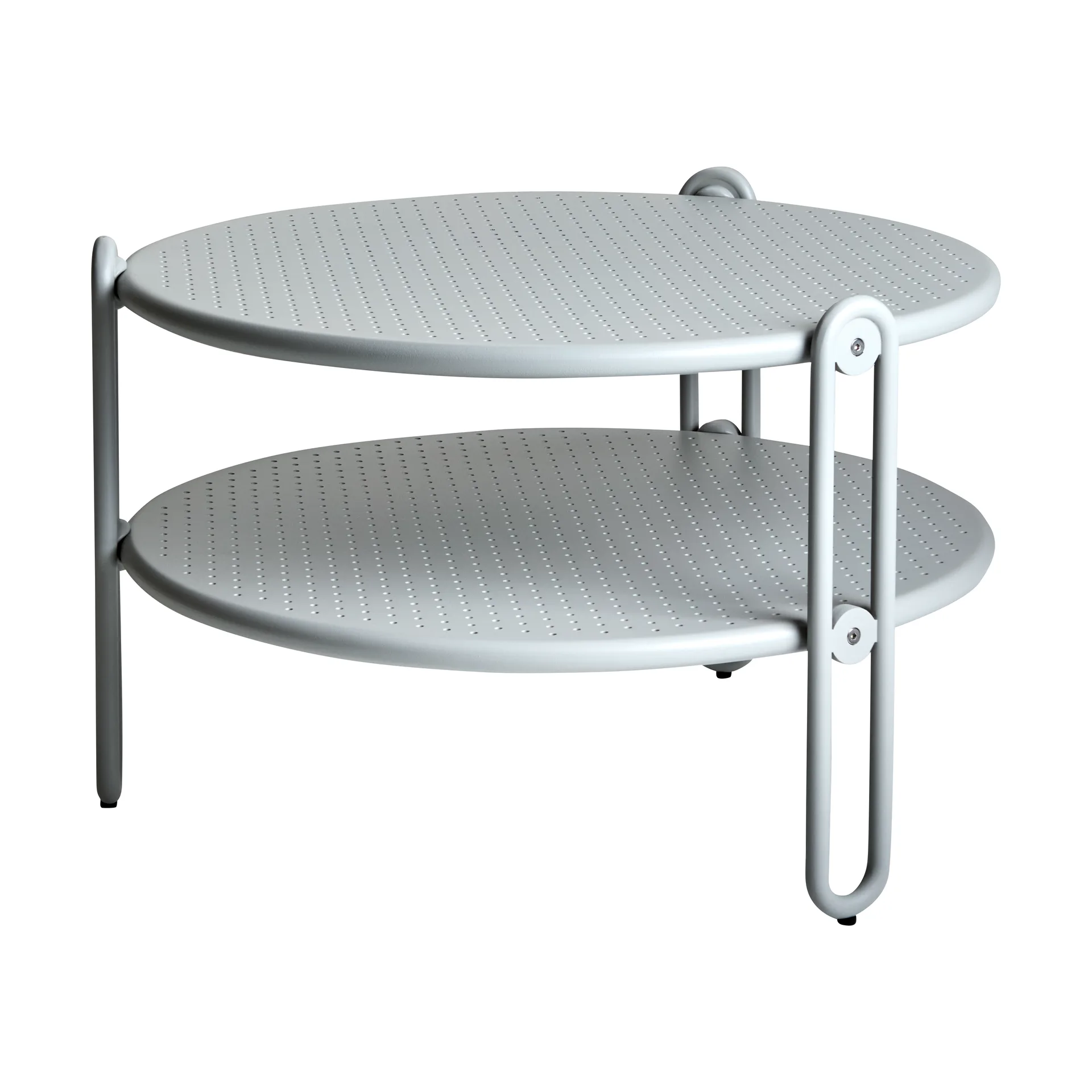 Mesa de centro Blixt, Light grey Ø65 cm Brafab