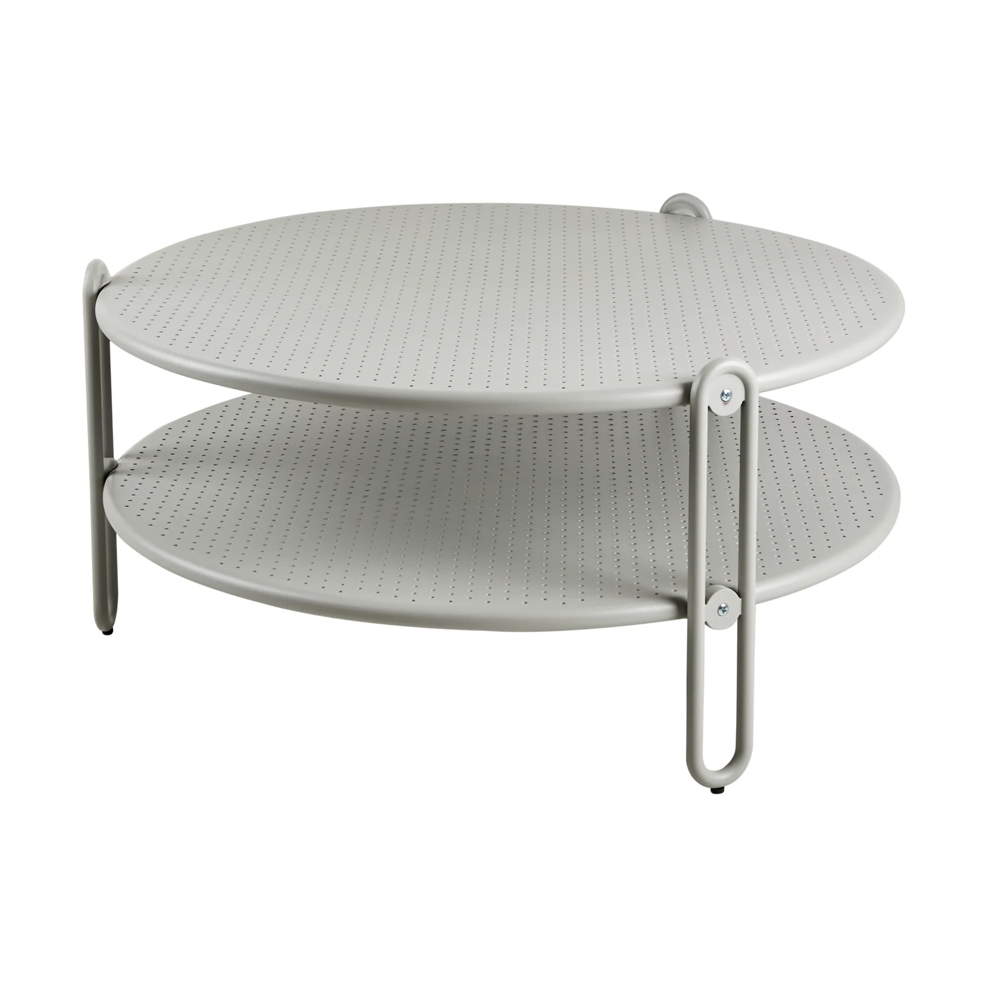 Mesa de centro Blixt, Light grey Ø85 cm Brafab