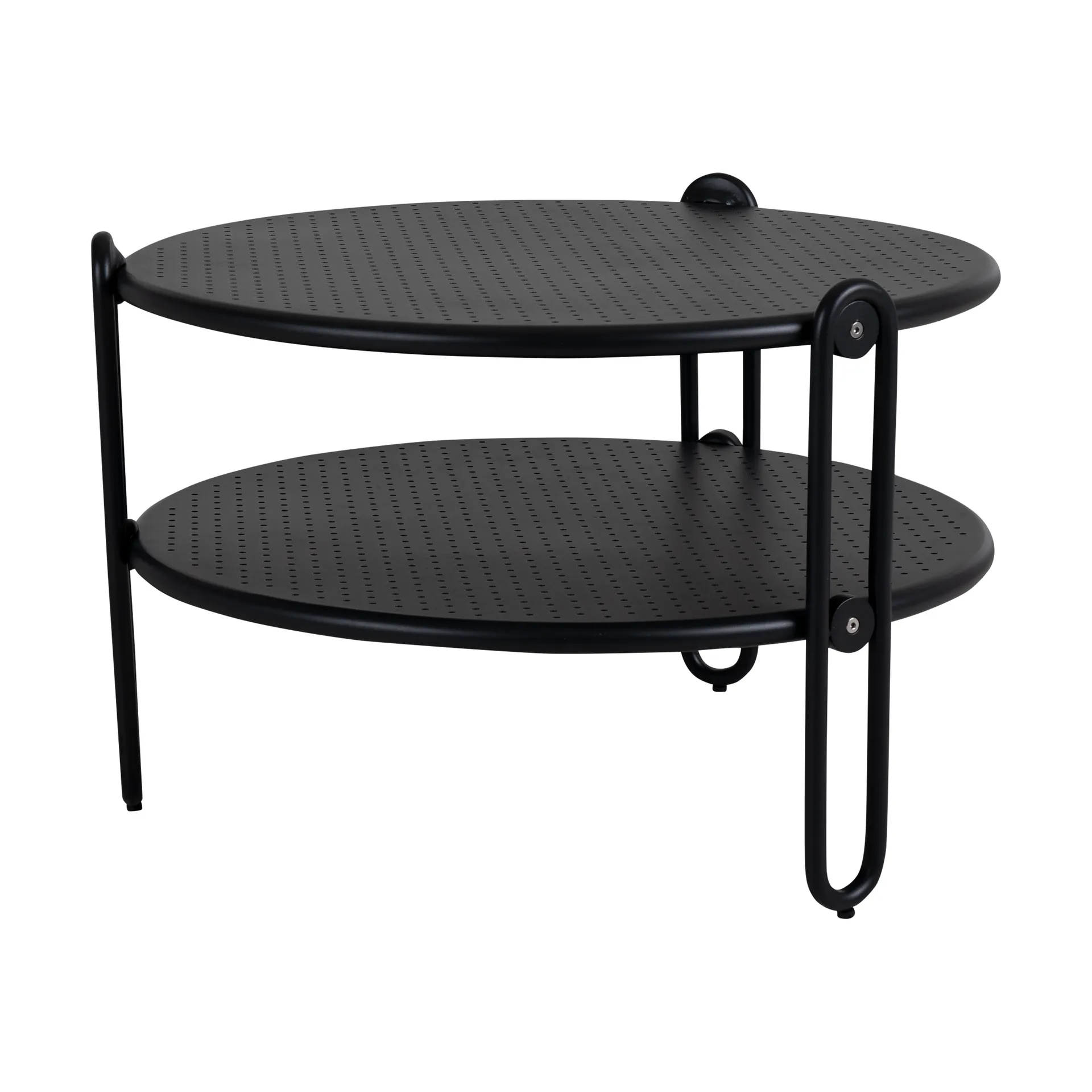 Mesa de centro Blixt, Negro Ø65 cm Brafab