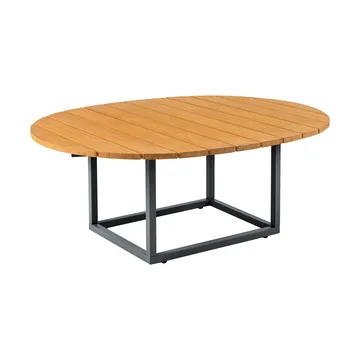 Mesa de centro Olive - Antracita-bambú, 110x80 cm - Brafab