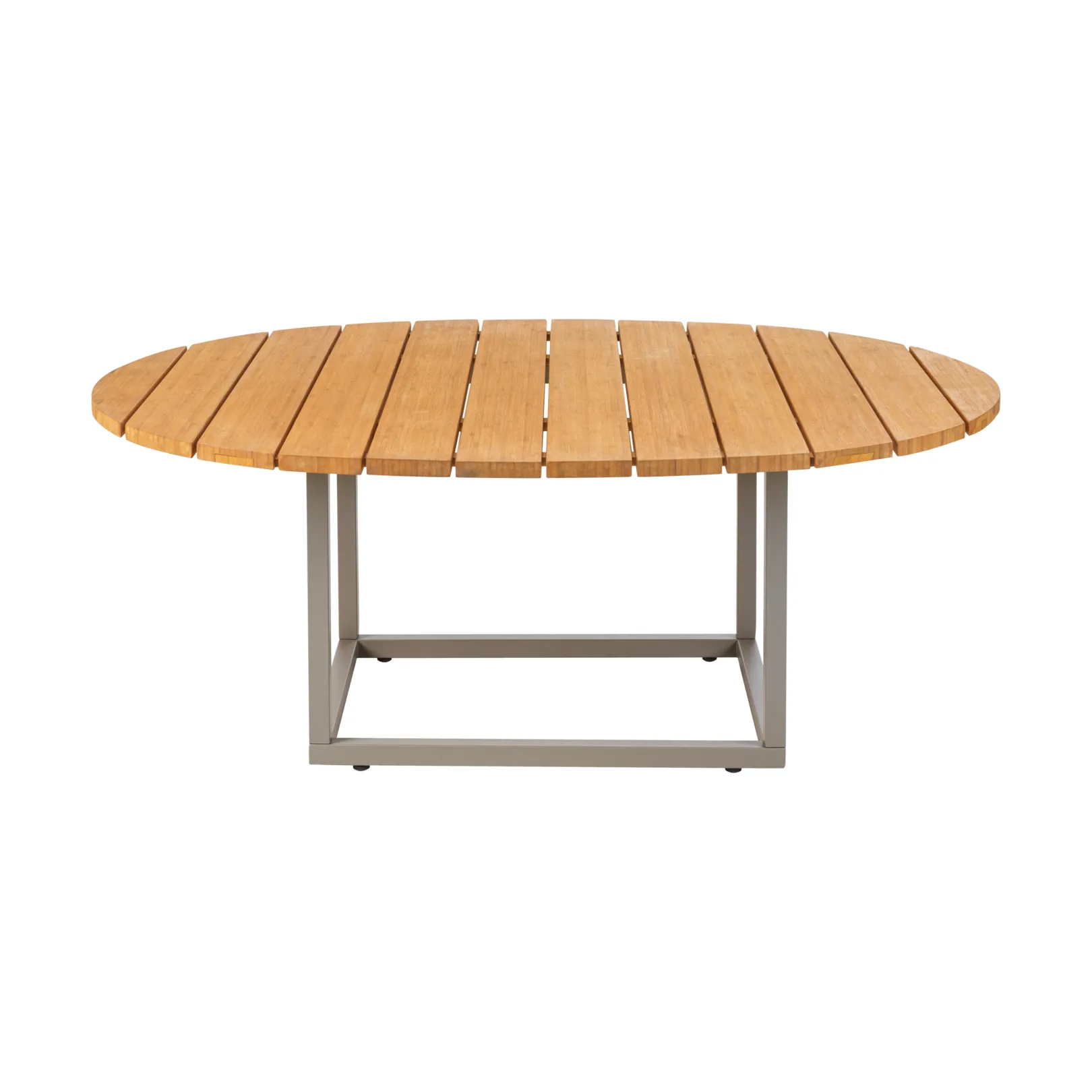 Mesa de centro Olive, Khaki-bambú, 110x80 cm Brafab