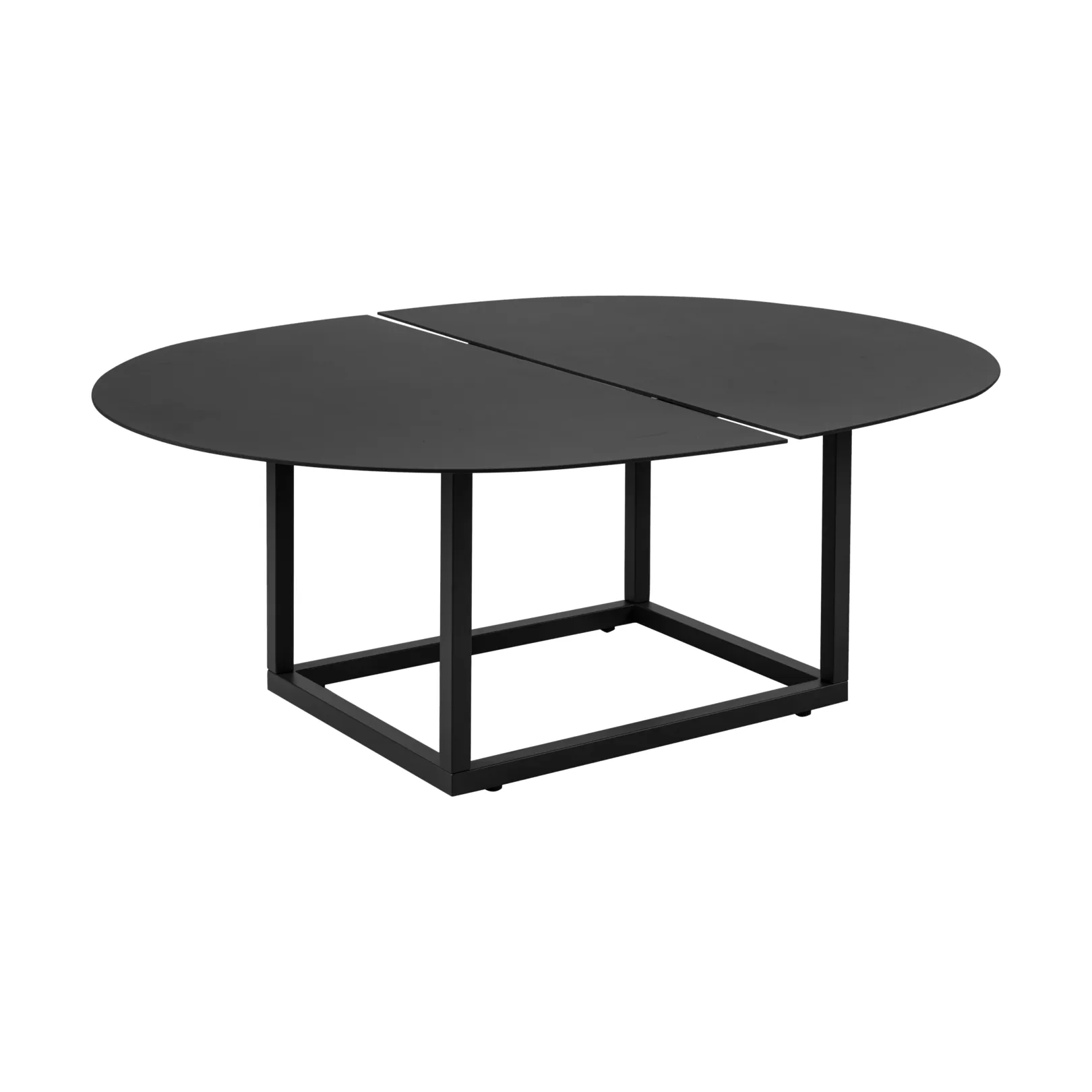 Mesa de centro Olive, Negro, 110×80 cm Brafab