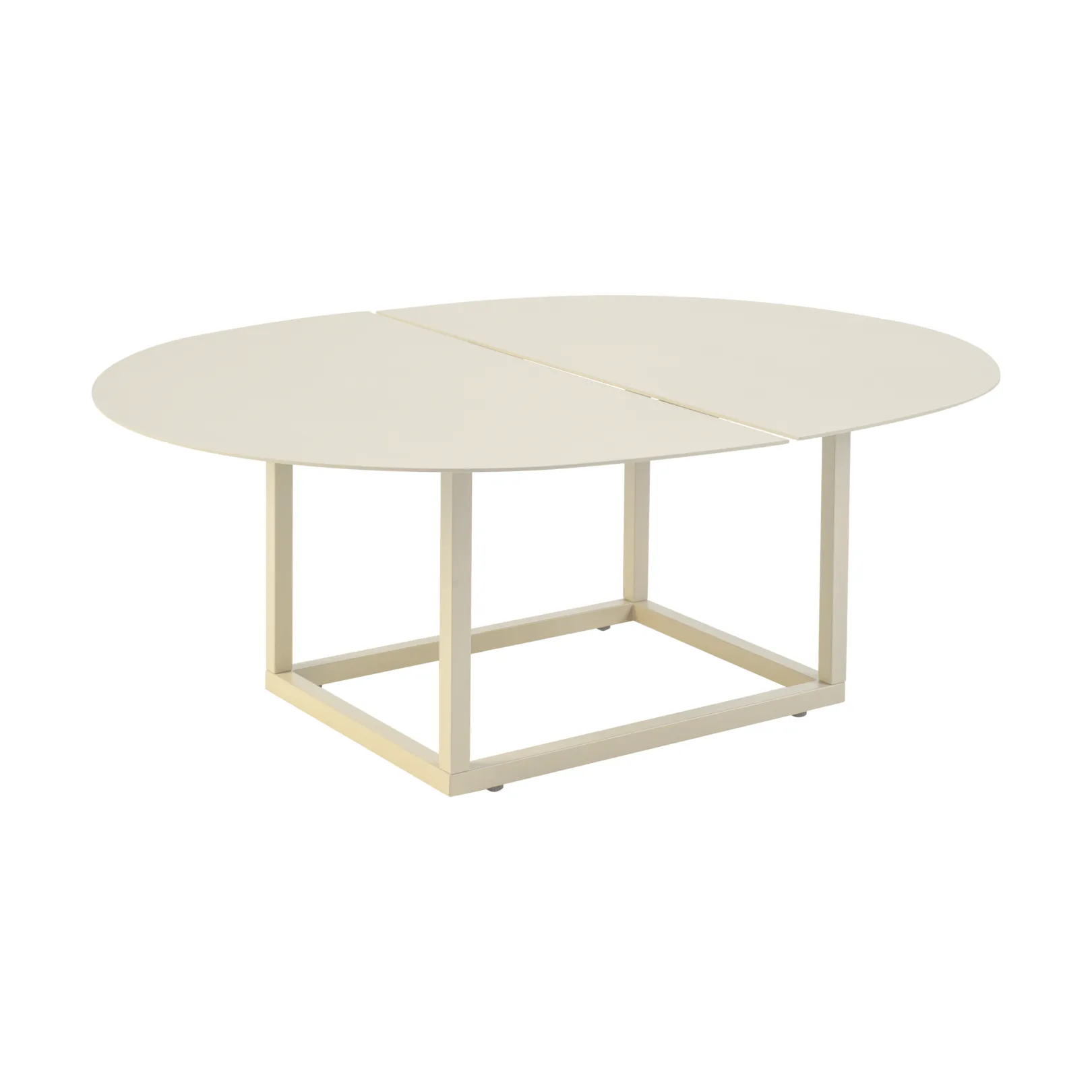 Mesa de centro Olive, Pearl white, 110x80 cm Brafab
