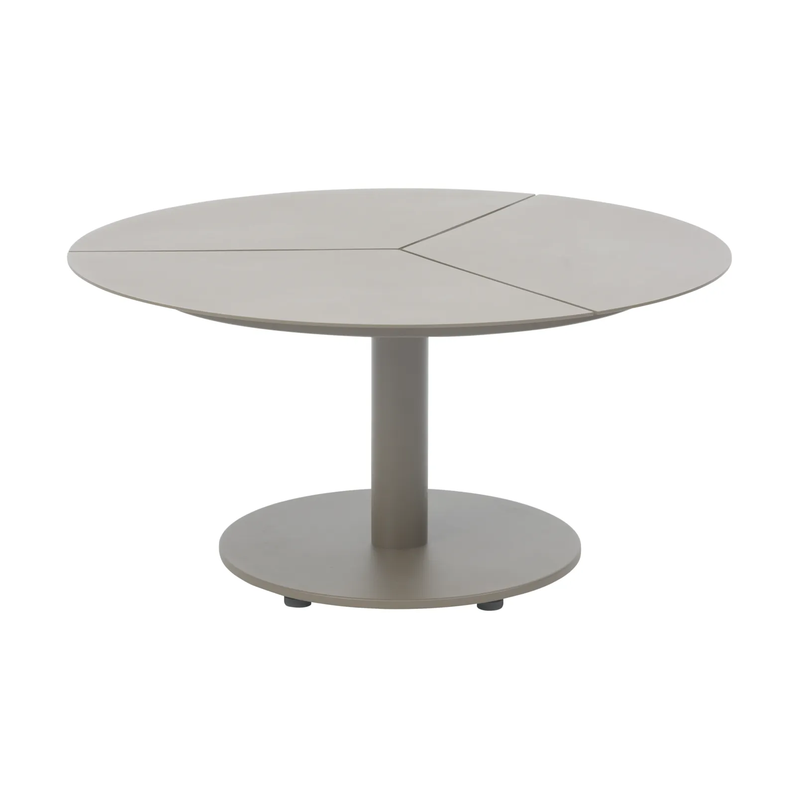 Mesa de centro Peace, Light grey, Ø80x40 cm Brafab