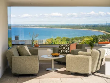 Mesa de centro Peace - Light grey, Ø80x46 cm - Brafab