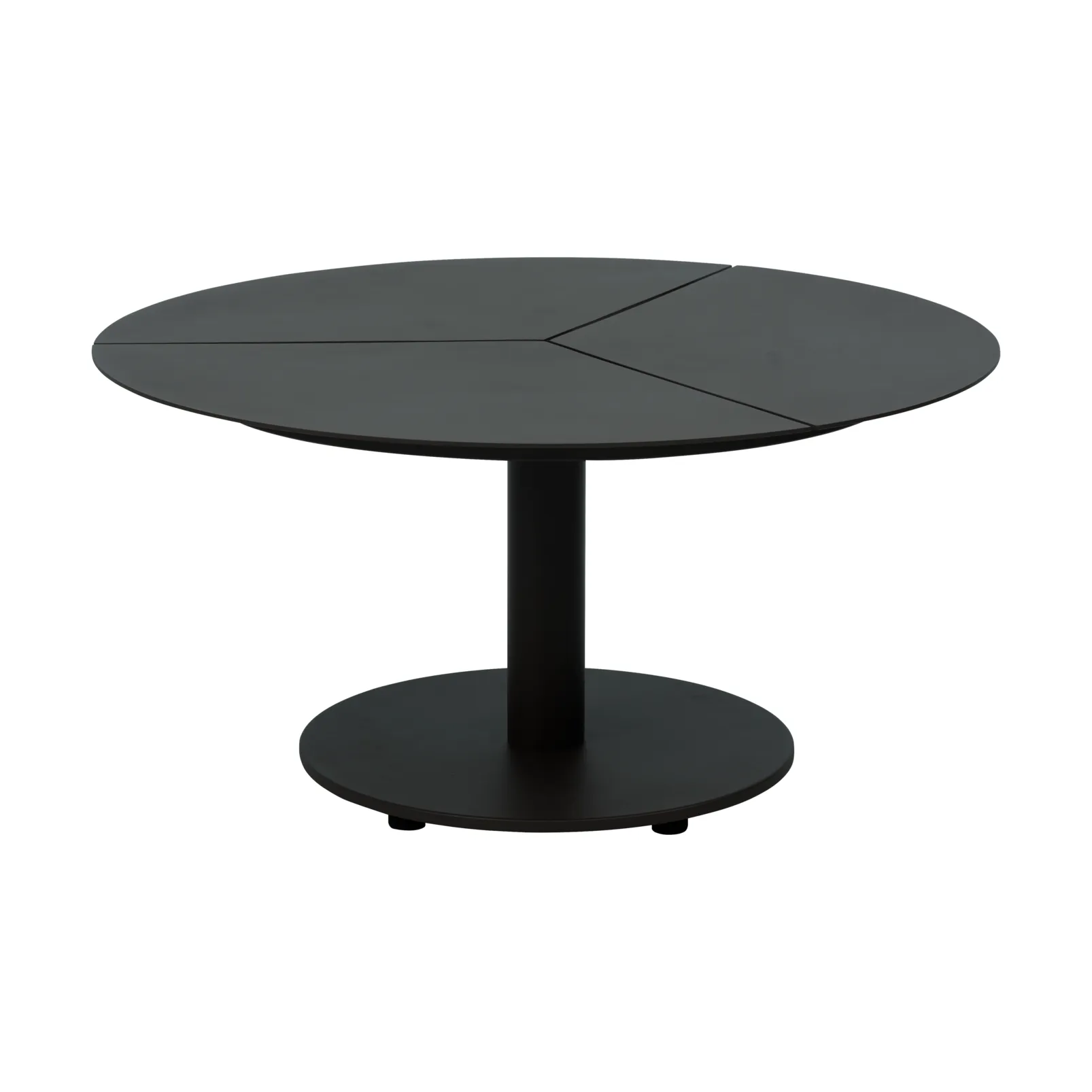 Mesa de centro Peace, Negro, Ø80x40 cm Brafab