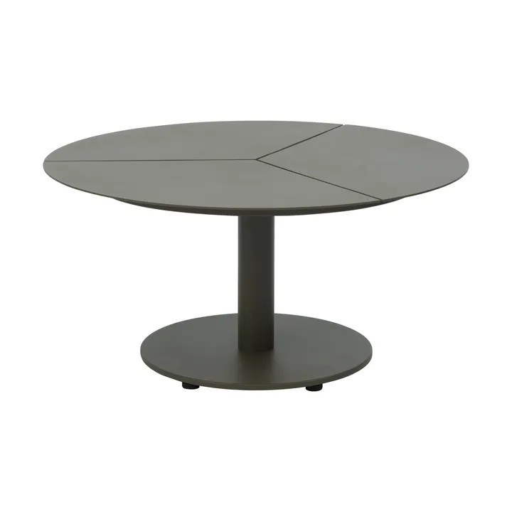 Mesa de centro Peace - Nordic green, Ø80x40 cm - Brafab