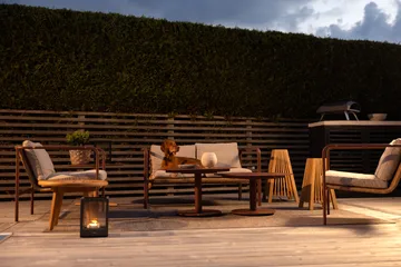 Mesa de centro Peace - Zin red, Ø80x46 cm - Brafab