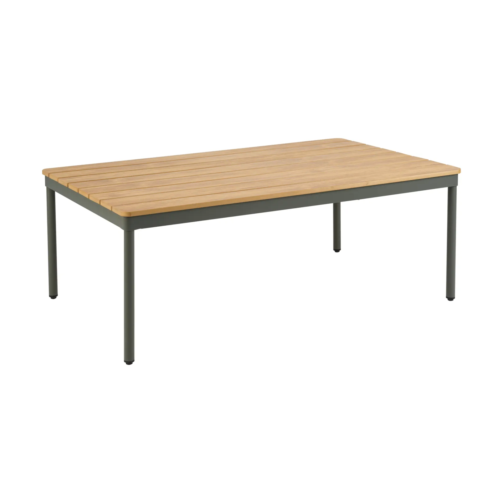 Mesa de centro Reno, Nordic green-natural wood, 110x70 cm Brafab