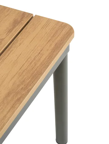 Mesa de centro Reno - Nordic green-natural wood, 110x70 cm - Brafab