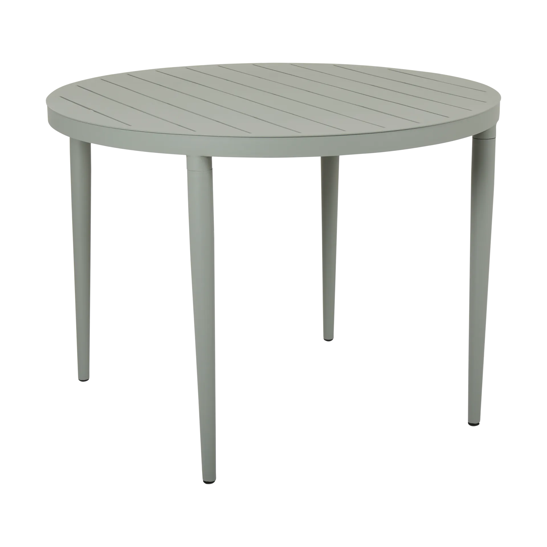 Mesa de comedor Bigby, Dusty green, Ø100 cm Brafab