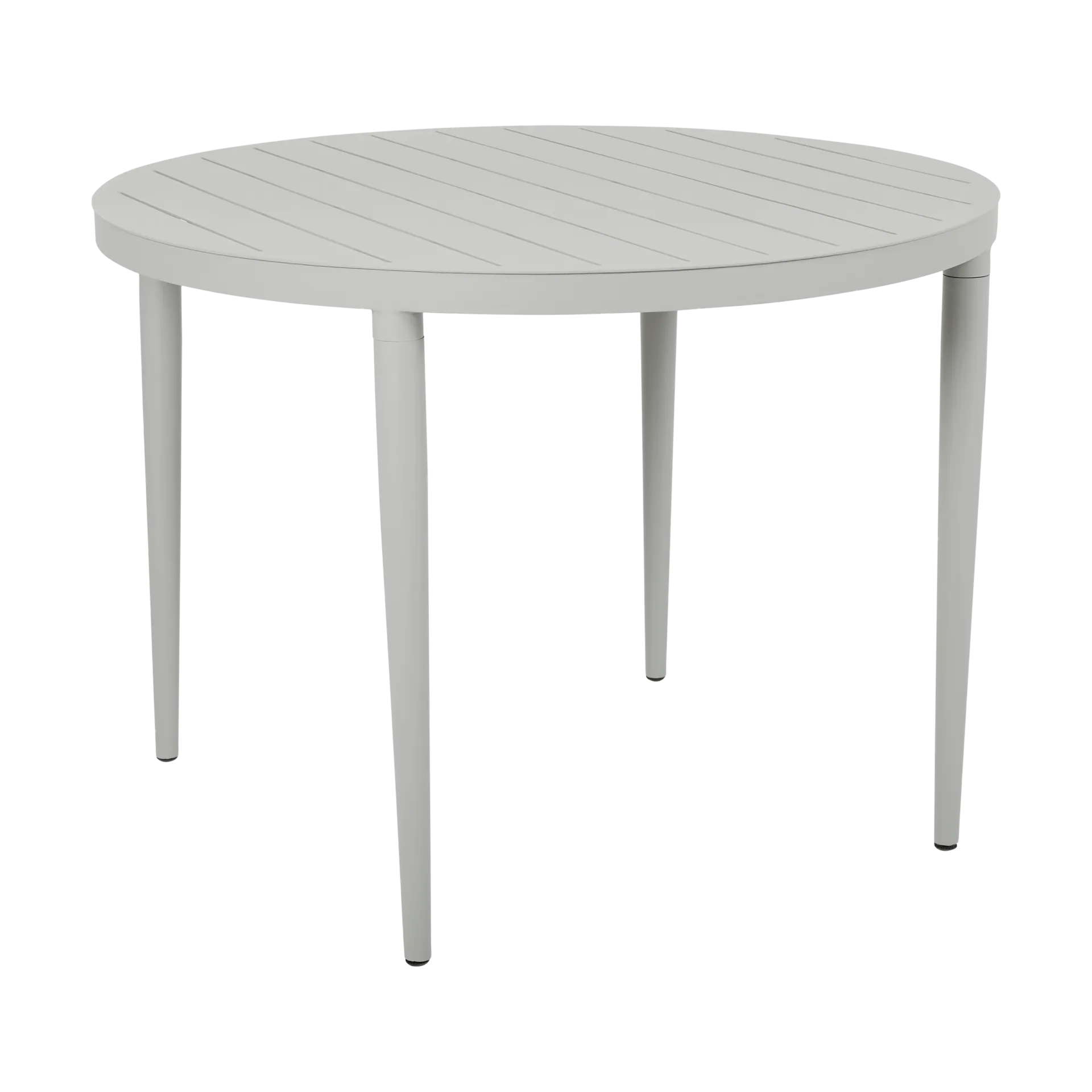 Mesa de comedor Bigby, Light grey, Ø100 cm Brafab