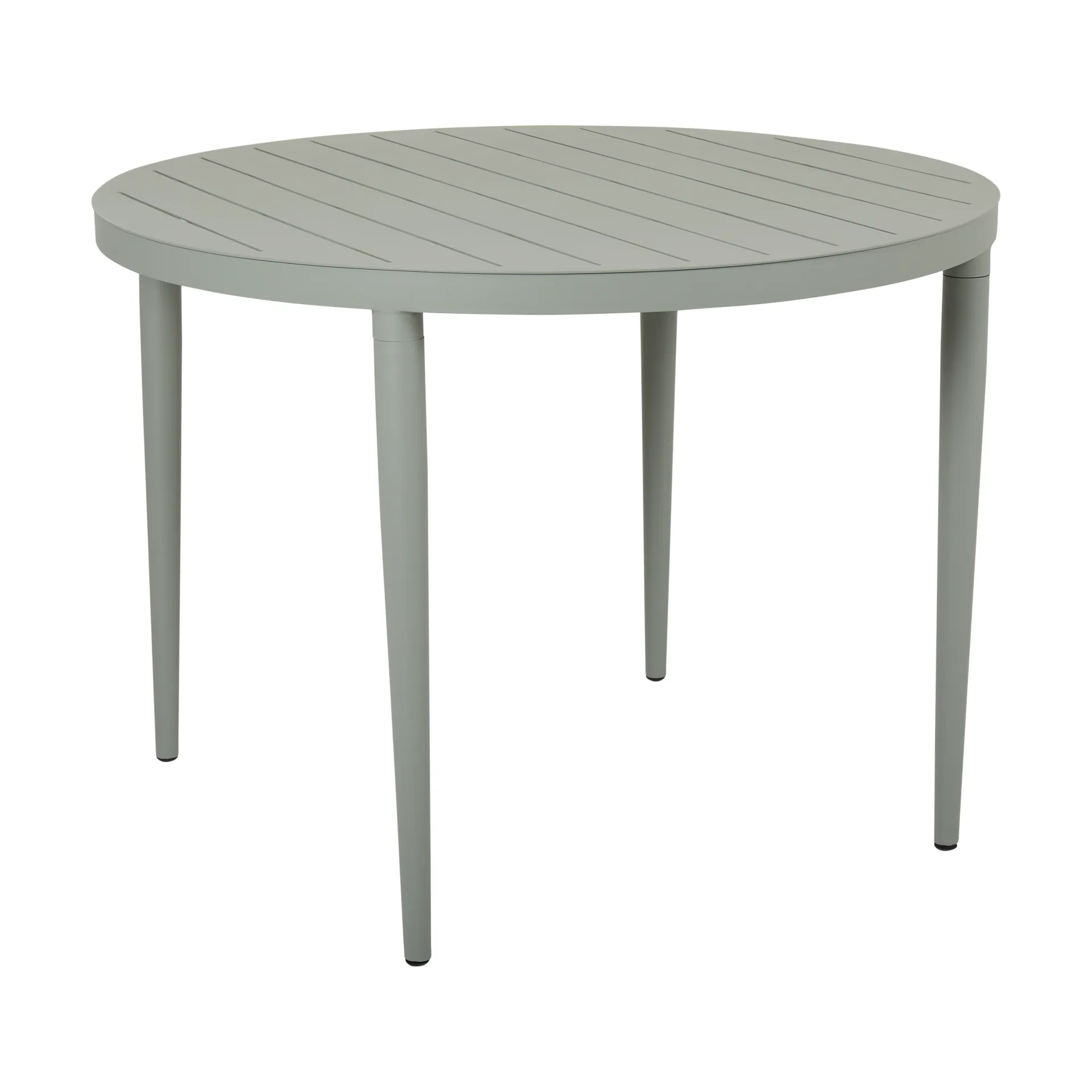 Mesa de comedor Bigby redonda, Dusty green Ø100 cm Brafab