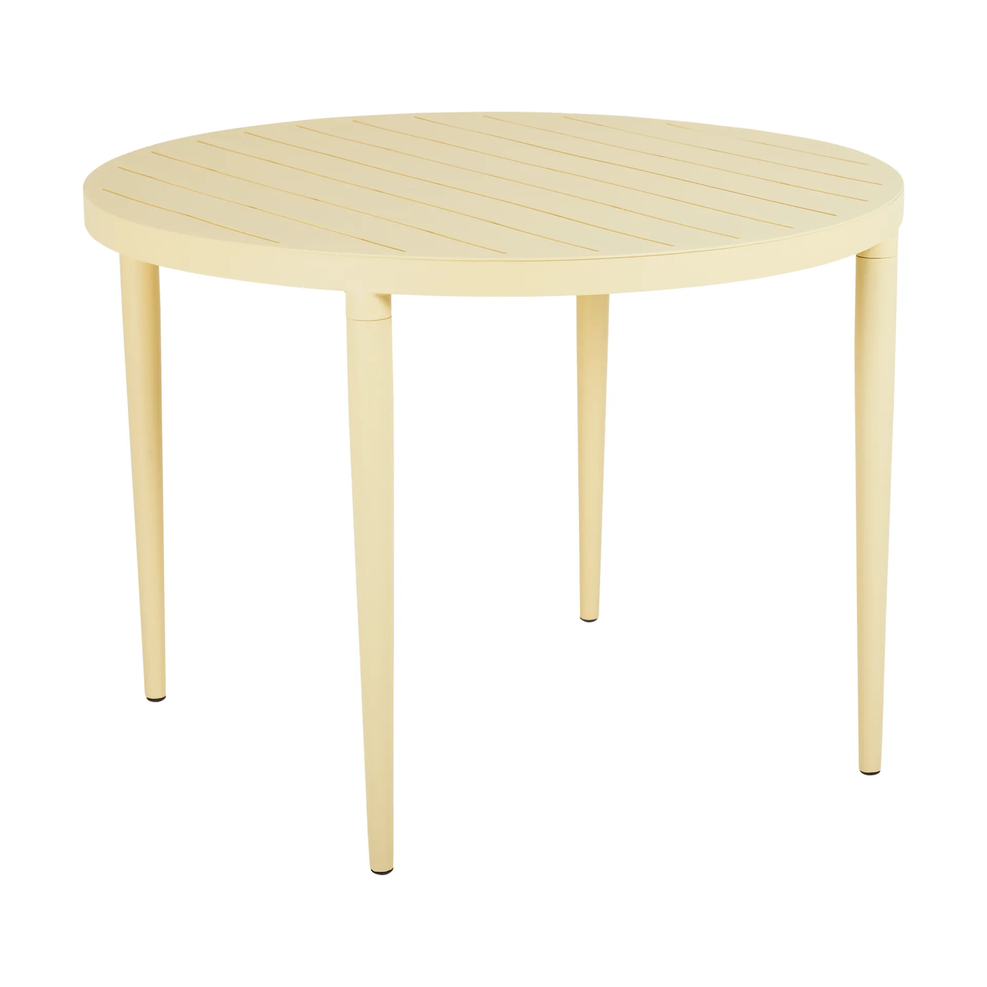 Mesa de comedor Bigby redonda, Lemon Ø100 cm Brafab