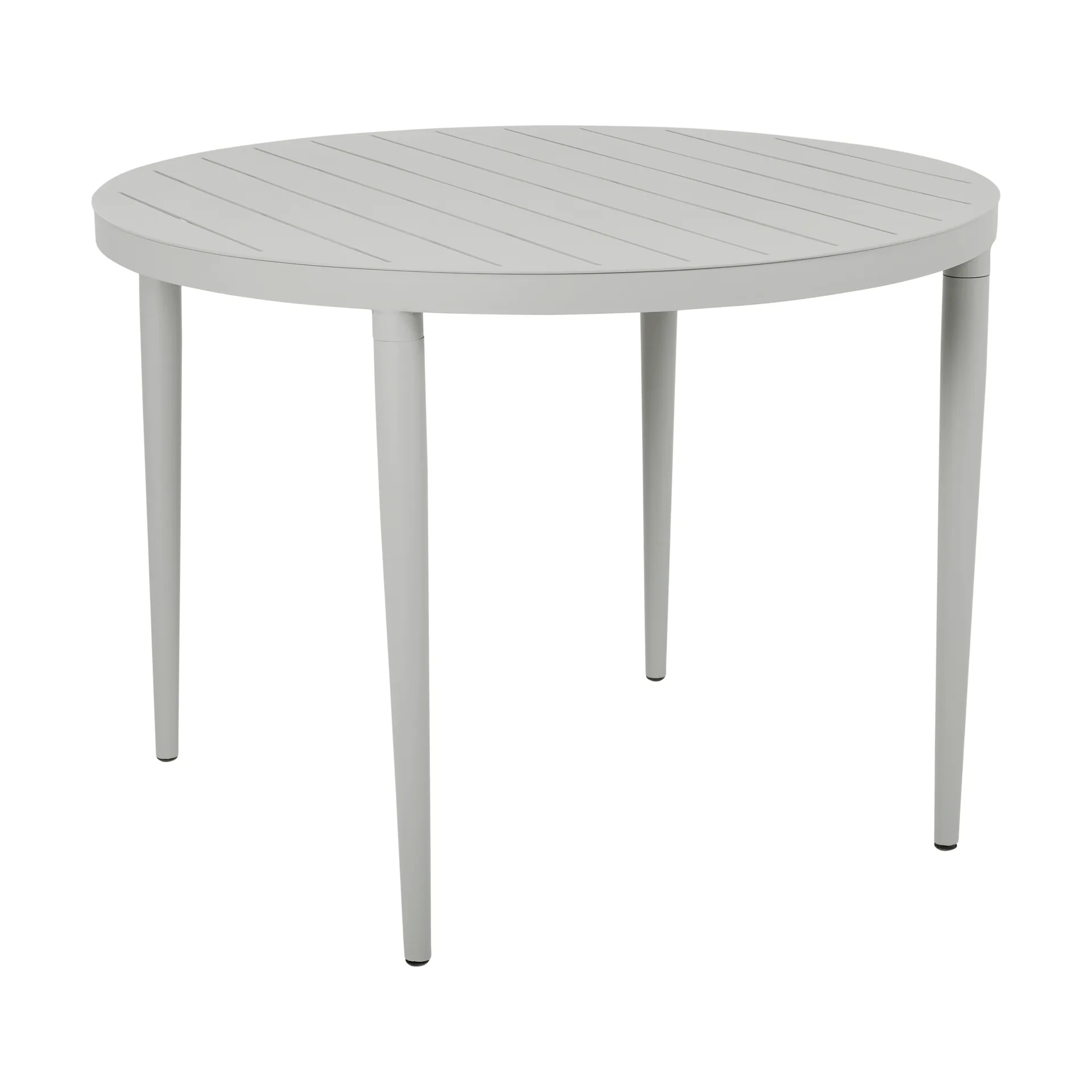 Mesa de comedor Bigby redonda, Light grey Ø100 cm Brafab
