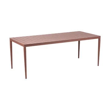 Mesa de comedor Bigby - Zin Red, 195x90 cm - Brafab