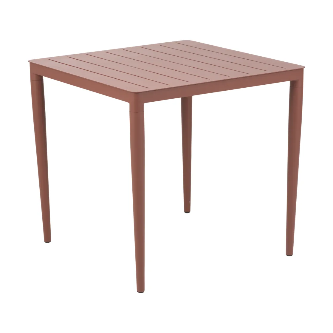 Mesa de comedor Bigby, Zin Red, 76x76 cm Brafab