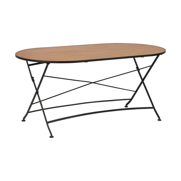 Mesa de comedor Brewer - Negro-teca, 160x85 cm - Brafab