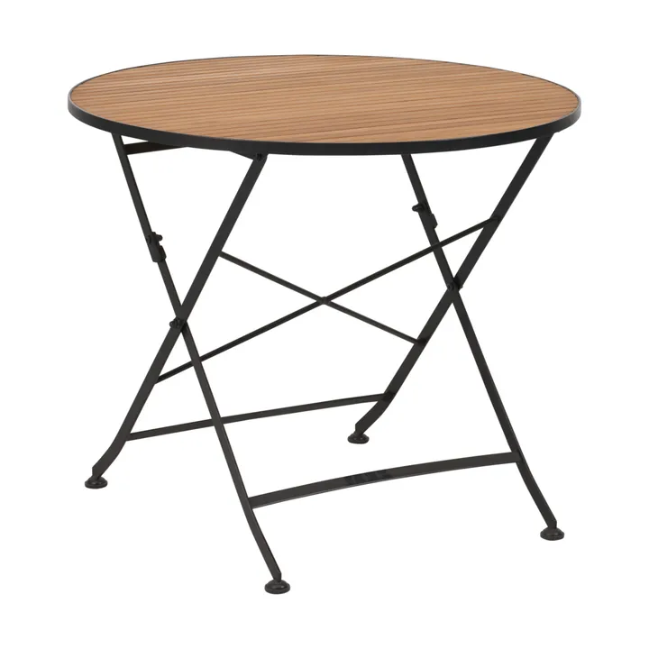 Mesa de comedor Brewer - Negro-teca, Ø85 cm - Brafab