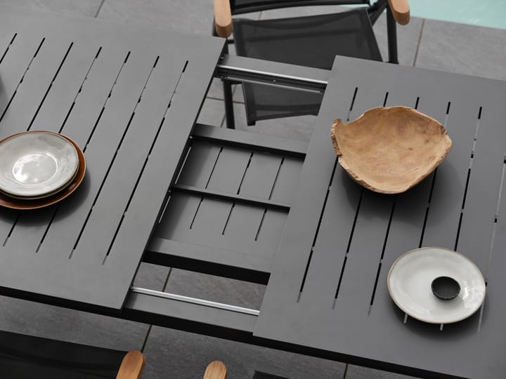 Mesa de comedor extensible Lomma, Anthracite 194-312 cm Brafab