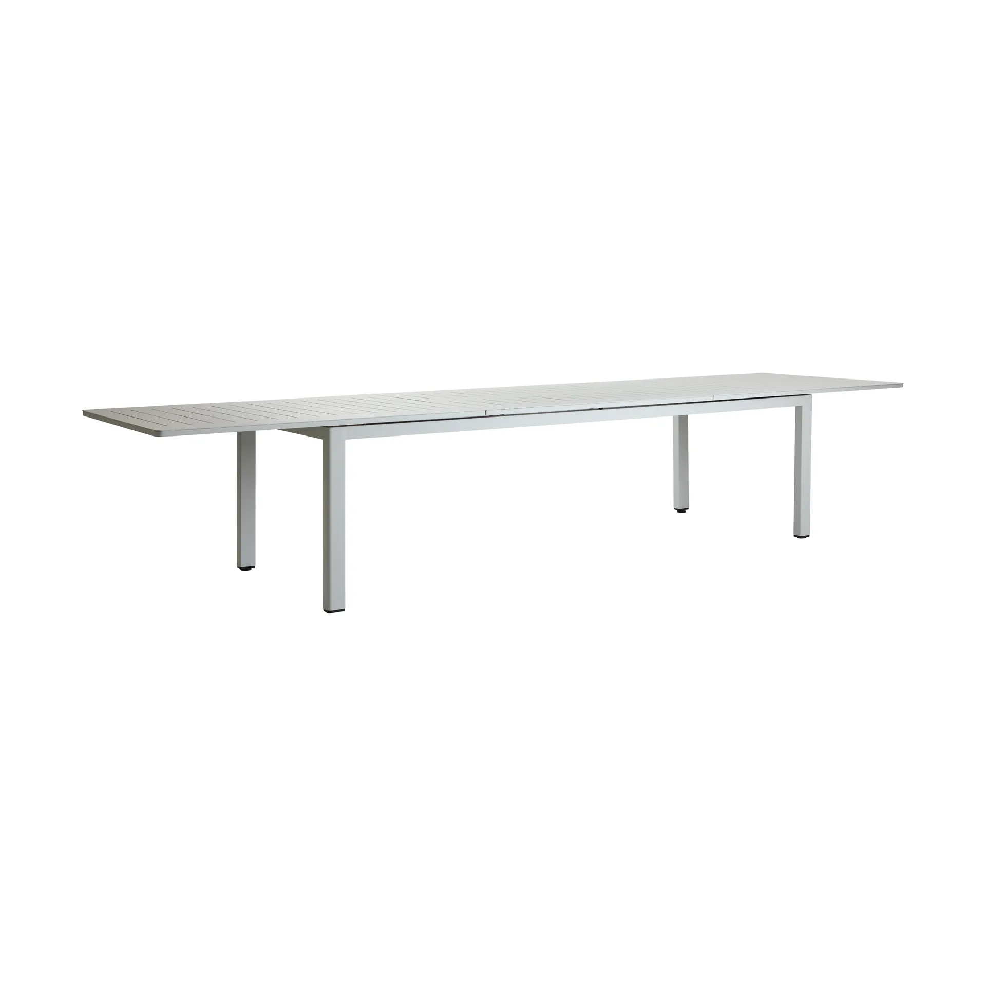 Mesa de comedor extensible Lomma, Light grey XL 260-380 cm Brafab