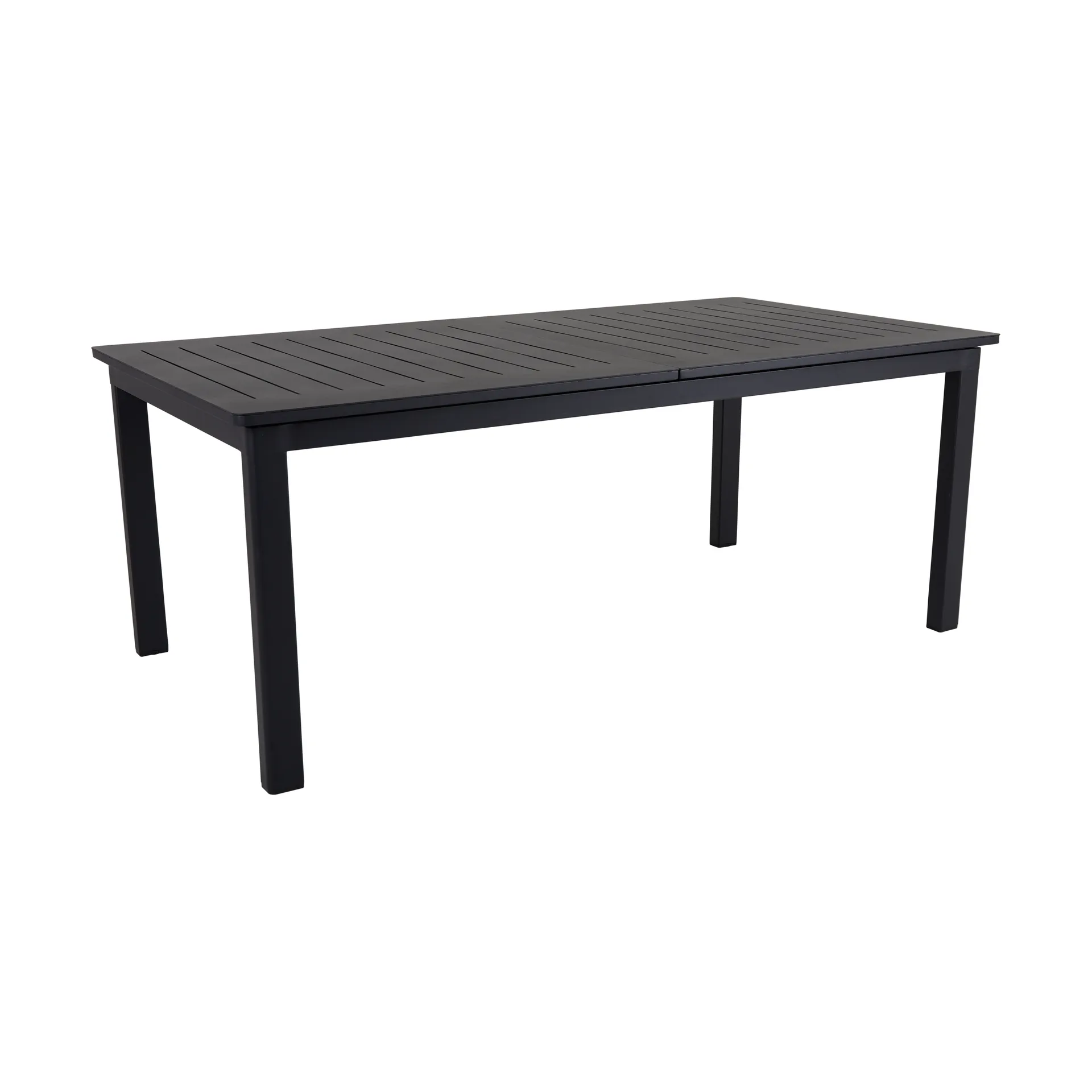 Mesa de comedor extensible Lomma, Negro 194-312 cm Brafab
