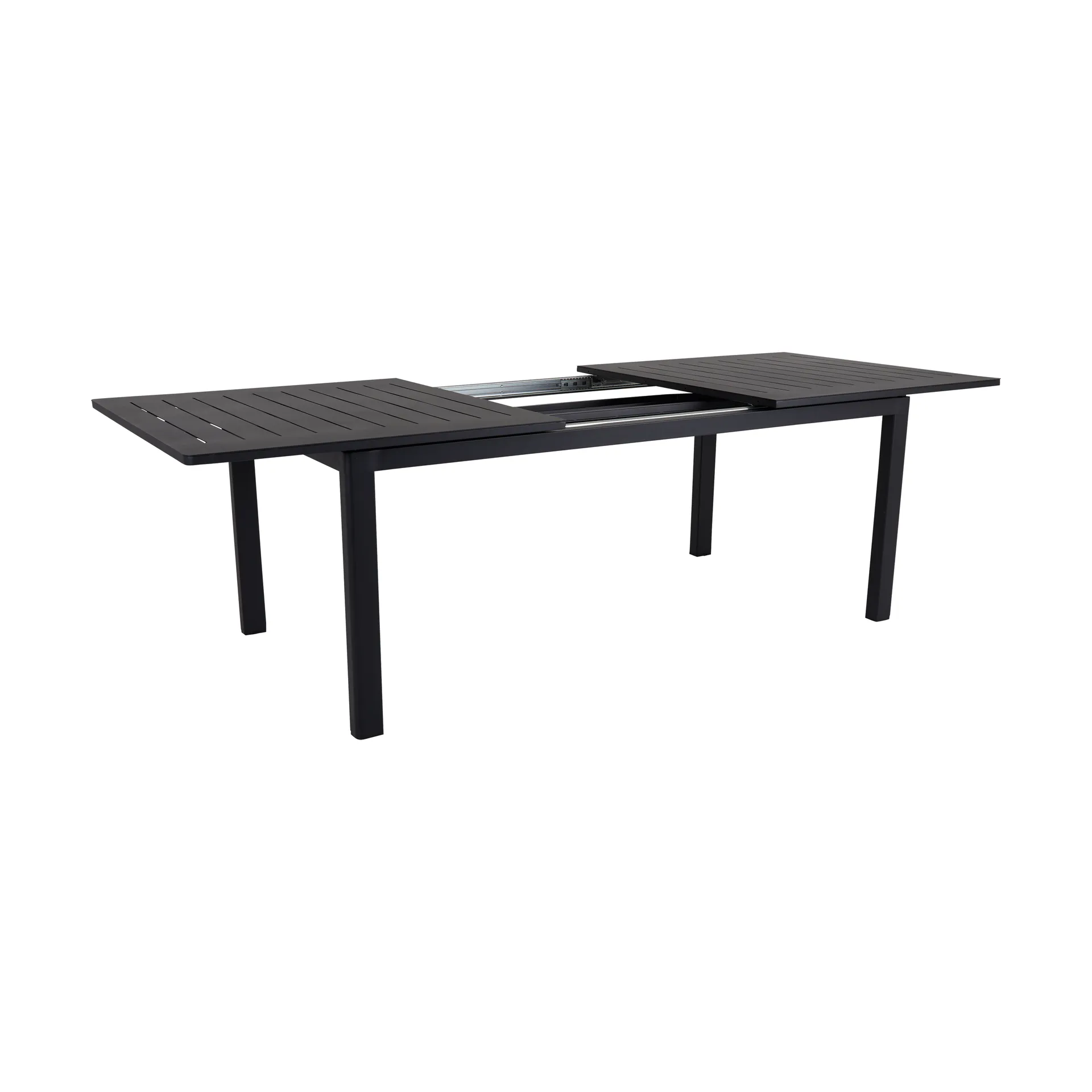 Mesa de comedor extensible Lomma, Negro 194-312 cm Brafab