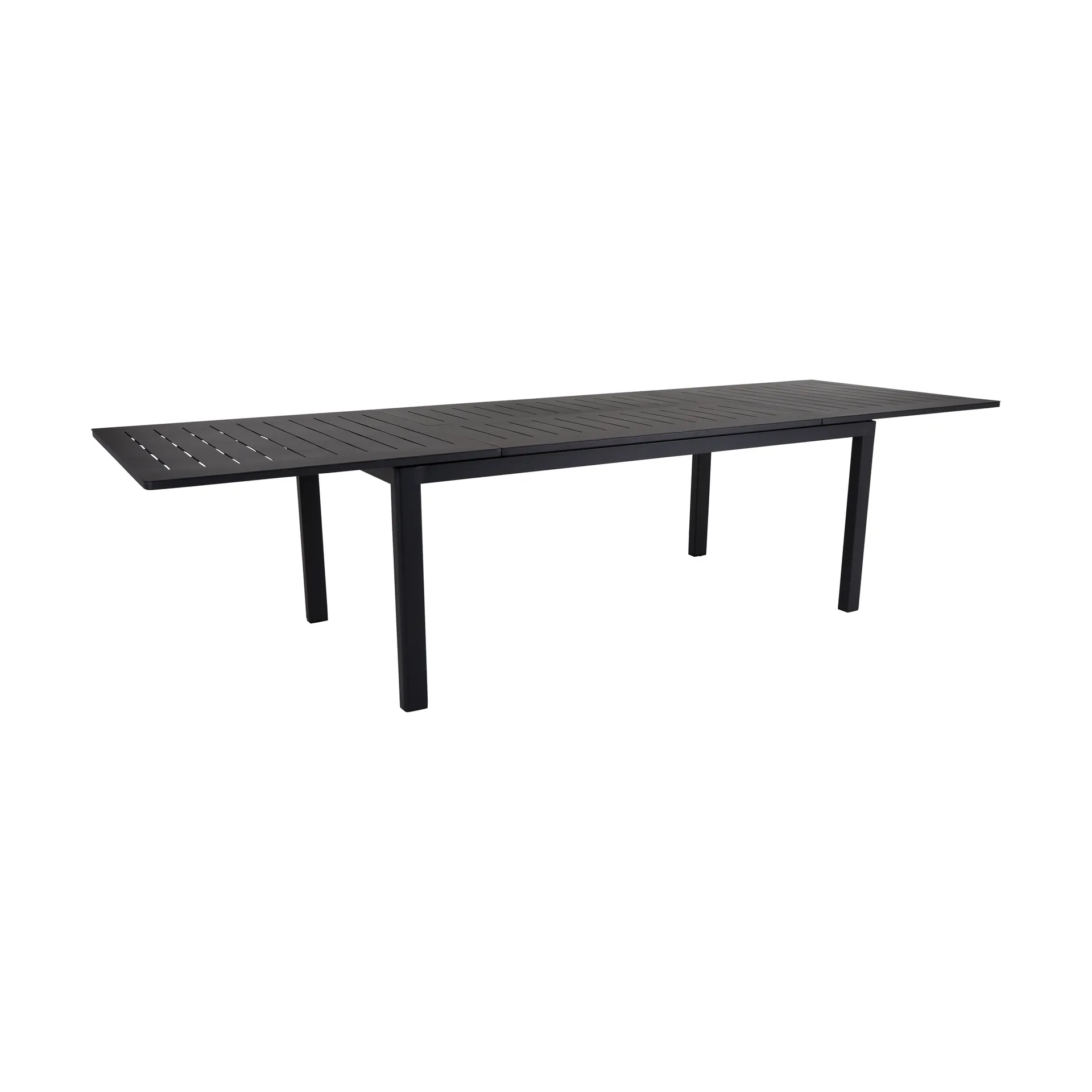 Mesa de comedor extensible Lomma, Negro 194-312 cm Brafab