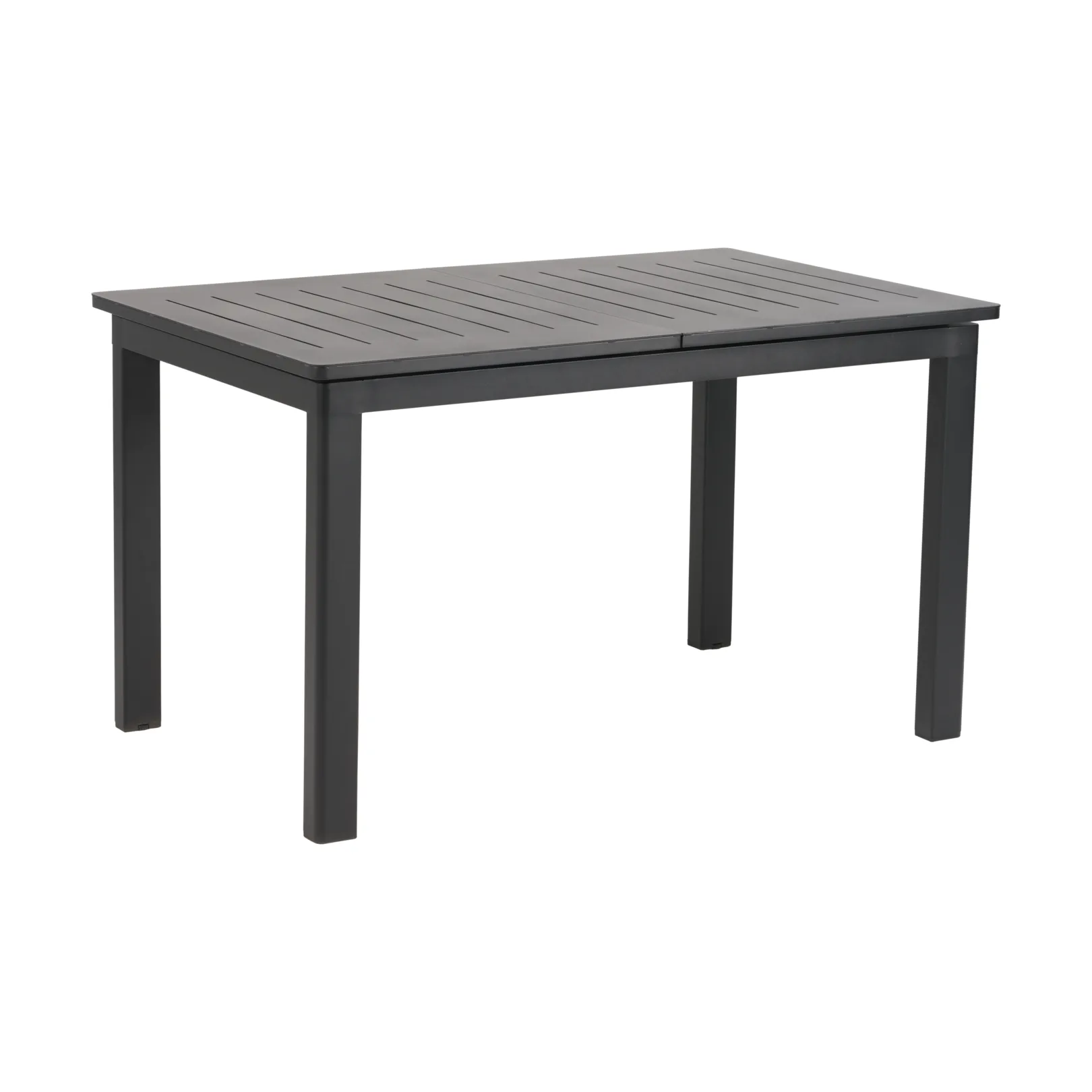 Mesa de comedor Lomma, Negro, 128-187x80x73 cm Brafab