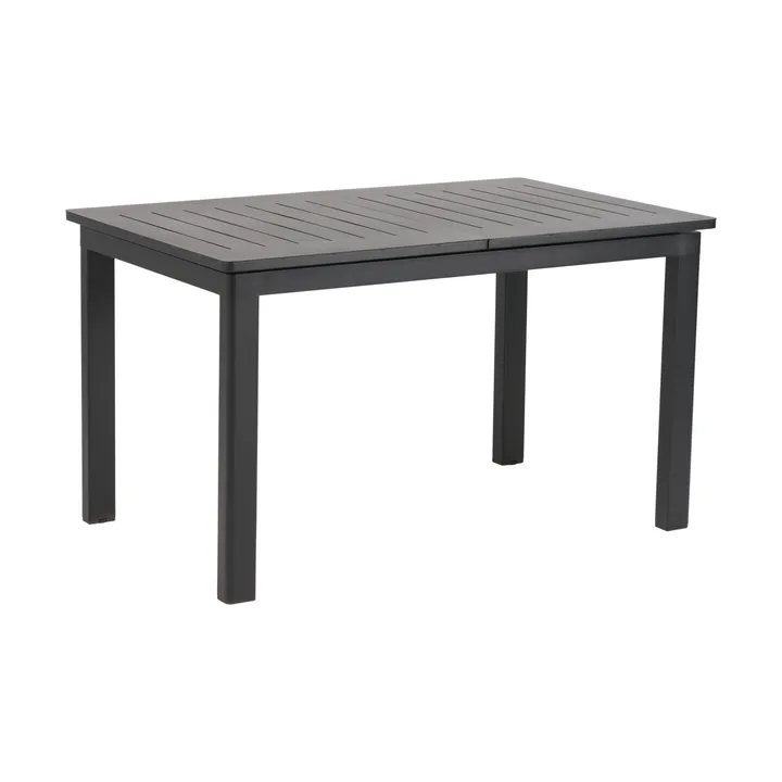 Mesa de comedor Lomma - Negro, 128-187x80x73 cm - Brafab