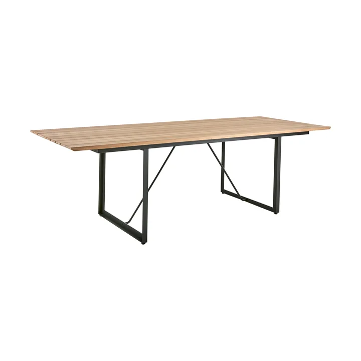 Mesa de comedor Shad 240 cm teak-anthracite - Brafab