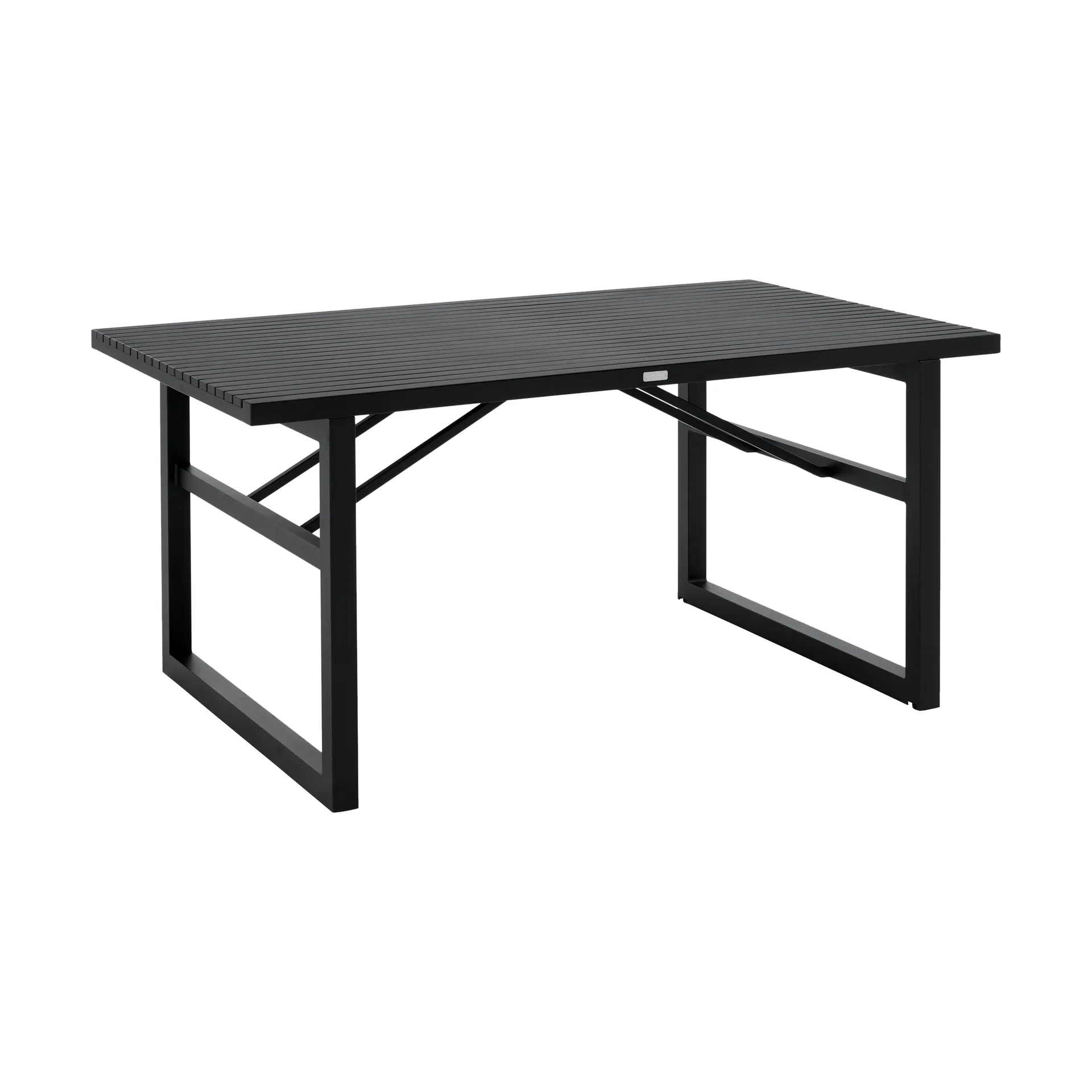 Mesa de comedor Vevi, Negro 160 cm Brafab