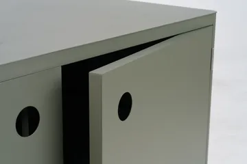 Módulo base de cocina exterior Kelia - Antracita, 121x91x64 cm - Brafab