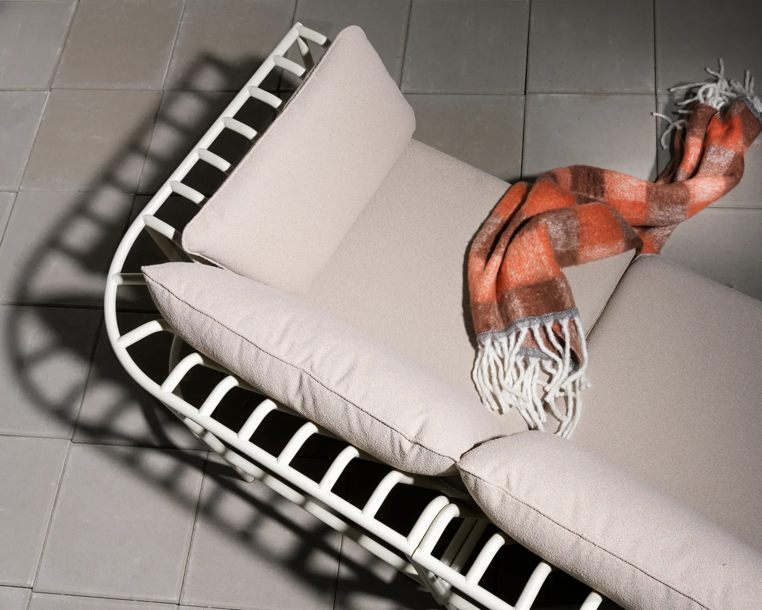 Módulo de sofá Collier, Pearl white-teddy beige, esquina Brafab