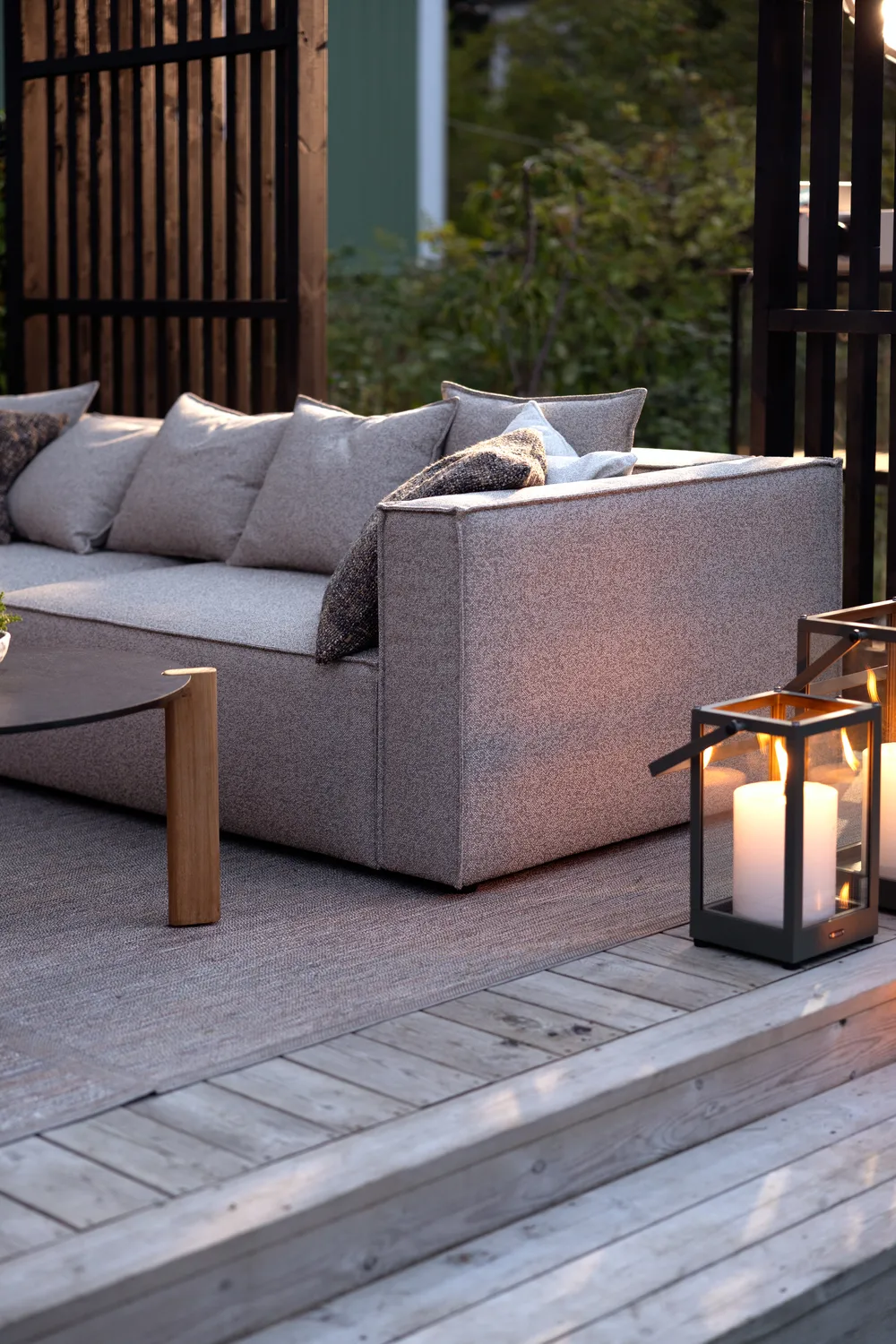 Módulo de sofá Muki, Light taupe, terminación izquierda Brafab