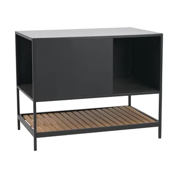 Mueble bajo para cocina exterior Prep 110×90×70 cm - Negro - Brafab