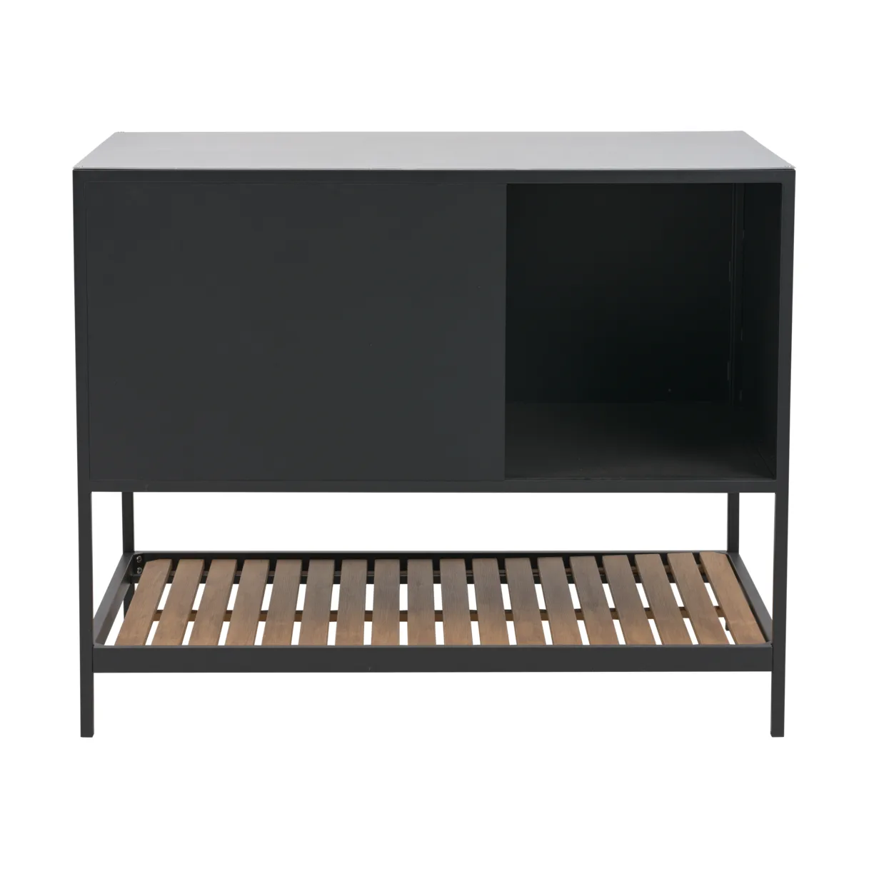 Mueble bajo para cocina exterior Prep 110×90×70 cm, Negro Brafab