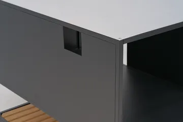 Mueble bajo para cocina exterior Prep 110×90×70 cm - Negro - Brafab