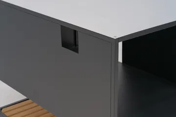 Mueble bajo para cocina exterior Prep 110×90×70 cm - Negro - Brafab