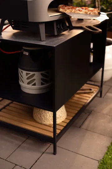 Mueble bajo para cocina exterior Prep 110×90×70 cm - Negro - Brafab