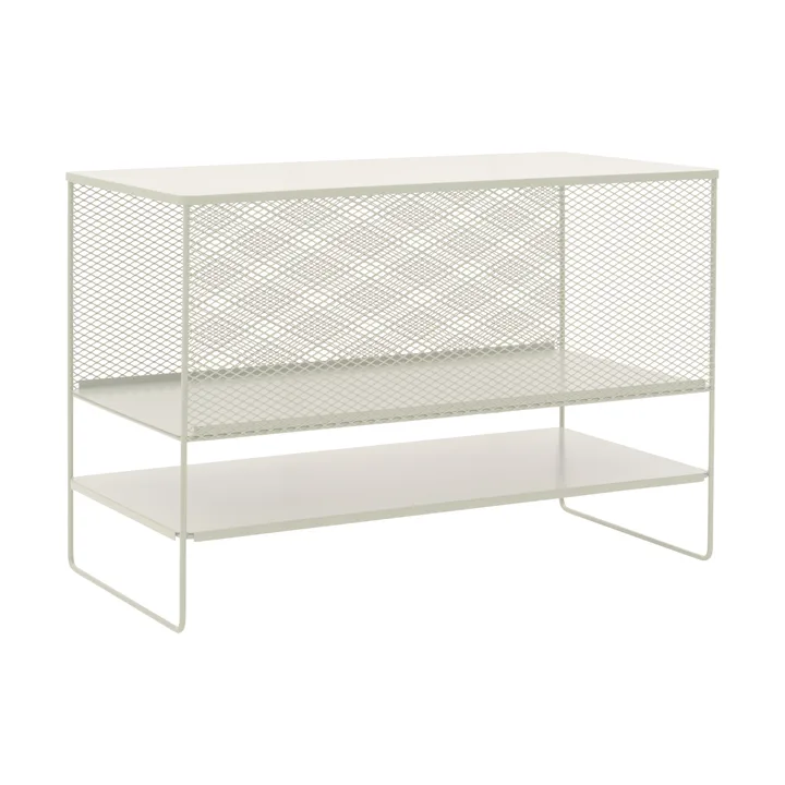 Mueble de cocina exterior Haru con estantes 120x90x60 cm - Pearl white - Brafab