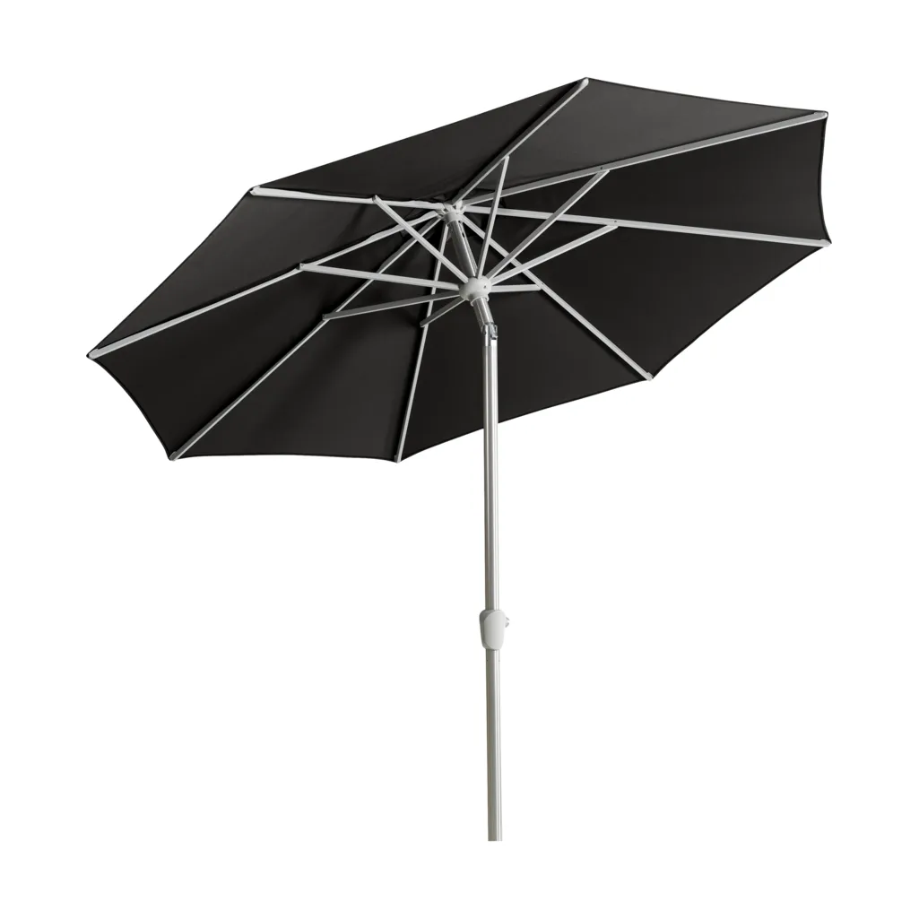 Parasol Bolano, Charcoal black, Ø270 cm Brafab