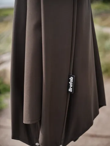 Parasol Bolano - Charcoal black, Ø270 cm - Brafab