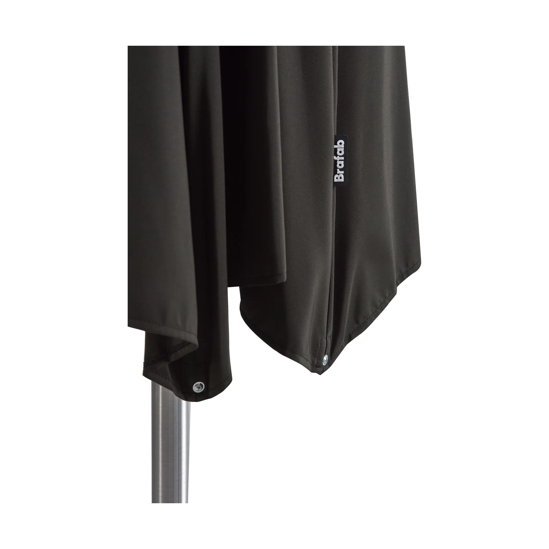 Parasol Bolano, Charcoal black, Ø330 cm Brafab