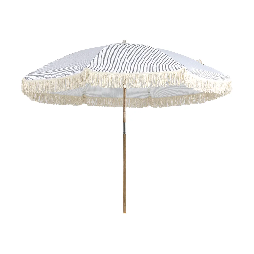 Parasol Gatsby, Grey stripe, Ø256 cm Brafab
