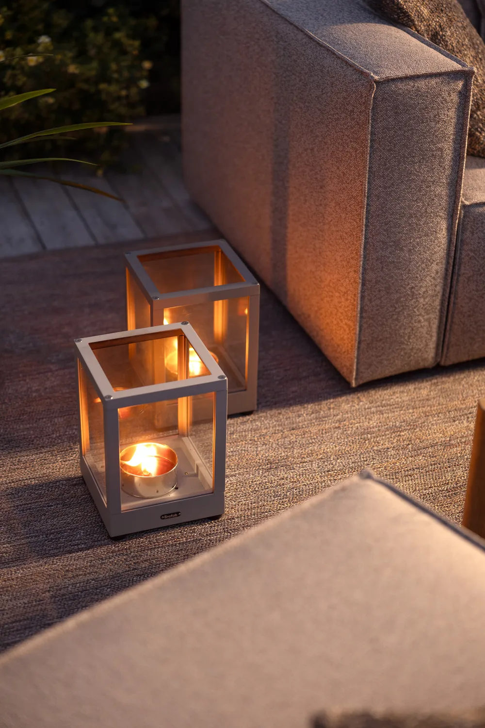 Portavelas Belfort, Caqui, 28 cm Brafab