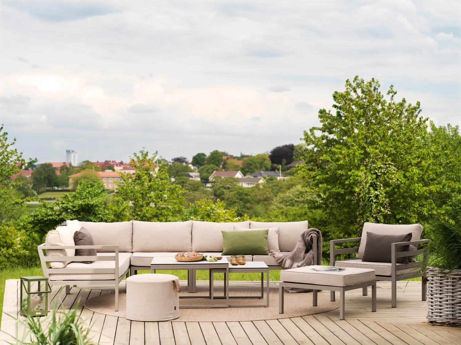 Reposapiés Weldon, Caqui-sand Brafab